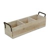 Cheung's Reid Wooden 3 Slot Storage Caddy - Brown - 4 of 4