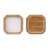 Unique Bargains Portable Double Slots Velvet Jewelry Ring Box for Proposal Engagement Wedding - 3 of 4