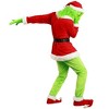 Aoibox Adult Deluxe 7-Piece Green Monster Santa Suit - Christmas Outerwear with Scary Mask, Unique Holiday Cosplay Costume - 2 of 4