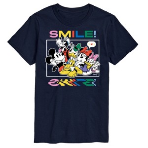 Men's - Disney - Mickey, Pluto, Minnie, Donald Duck, Goofy & Daisy Short Sleeve Graphic T-Shirt - 1 of 4