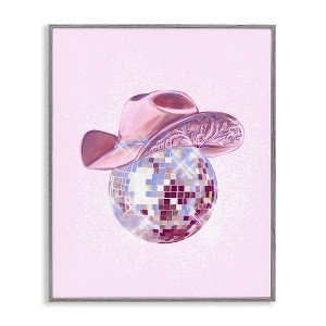 Stupell Industries Glam Pink Disco Cowgirl, 11" x 14" - 1 of 4