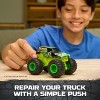 Monster Jam Smash & Bash Graver Digger Toy Vehicle Playset 1:64 Scale - 4 of 4
