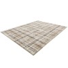 All-Polyester Pearl Velvet Cotton TPR Washable Foldable Back Printed Carpet - Irregular Checkered Design, Easy to Clean - 2 of 4