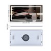 Extra Large 47/40in Smart LED Illuminated Fog-free Bathroom Mirror Bluetooth Speaker Digital Display - 2 of 4