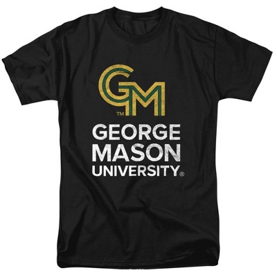 Men's George Mason University Official Distressed Primary Logo T-Shirt