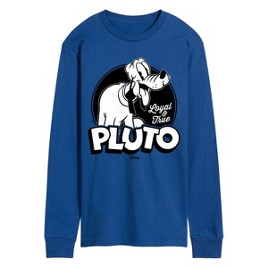 Men's - Disney - Vintage Pluto Long Sleeve Graphic T-Shirt - 1 of 3