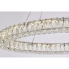 Elegant Lighting Monroe 1 - Light Pendant in  Chrome - 4 of 4