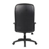 High Back LeatherPlus Chair Black - Boss Office Products: Ergonomic, Adjustable, Swivel, Casters/Wheels - 4 of 4