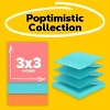 Post-it 5pk 3" x 3" Pop-Up Notes 100 Sheets/Pad - Neon: Accordion Sticky Notes, Multicolor, Uncoated Paper, Art & Design - 2 of 4