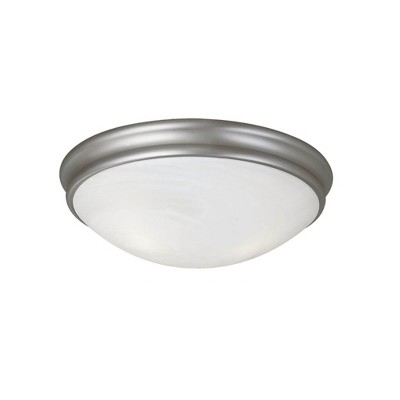 Millennium Lighting 3 - Light Flush Mount in  Satin Nickel