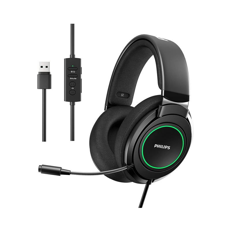 PHILIPS USB Gaming Headset with Microphone - TAG6105, 1 of 7