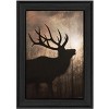 HomeRoots Elk Sunrise Black Framed Print Wall Art - 4 of 4