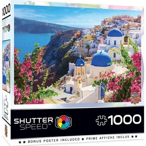 MasterPieces Inc ShutterSpeed Santorini Spring 1000 Piece Jigsaw Puzzle - 1 of 3