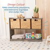 ECR4Kids 2-Shelf Mobile Island Storage Cabinet, 1 - 3 of 4
