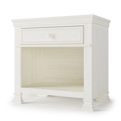 Child Craft Westgate 1 Drawer Nightstand for Nursery or Bedroom, Plenty of Storage, Hand Detailed, Wire Brushed Non-Toxic Finish, Fully-Assembled