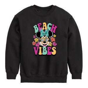 Boys' - Disney - Beach Vibes Graphic Long Sleeve Fleece Sweatshirt - 1 of 4