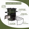 GasOne Portable Wood Burning Rocket Stove Camping for Backpacking, Hiking, RV and Survival - Insulated Barrel Stove Kit with Silicone Handles - 4 of 4