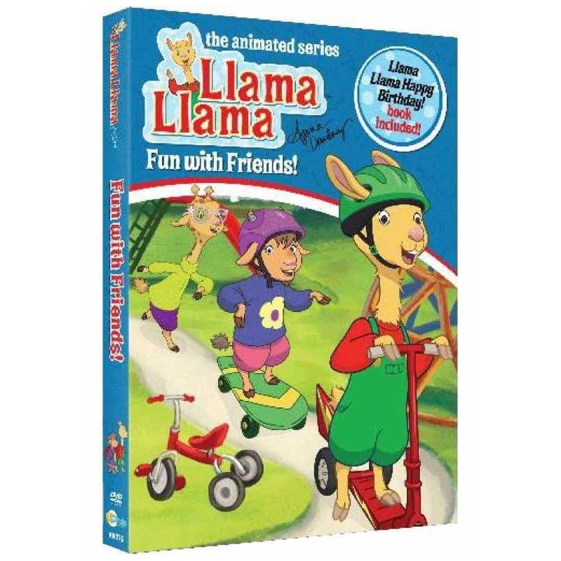 Llama Llama: Fun with Friends with Happy Birthday Llama Llama Book (DVD)(2021), 1 of 2