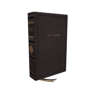 Kjv, Sovereign Collection Bible, Personal Size, Leathersoft, Black, Red Letter Edition, Comfort Print - by  Thomas Nelson (Leather Bound)