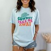 Simply Sage Market Women's Cowboy Take Me Away Hat Short Sleeve Garment Dyed Tee - 2 of 2