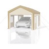 Carport Replacement Canopy Cover – Heavy-Duty Waterproof, UV & Wind-Resistant PE Fabric - 4 of 4