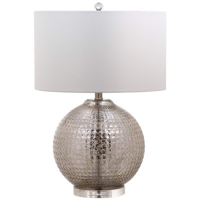 Adalius Glass Table Lamp - 24.5 Inch Height - TBL4070 - Silver - Safavieh