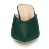 Allegra K Women's Closed Pointed Toe Slip-on Chunky Heels Slides Mules - 2 of 4