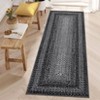 Machine Washable Rug, Non-Slip Non-Shedding Area Rugs for Living Room, Farmhouse Printed Braided Bordered Carpet - 2 of 4