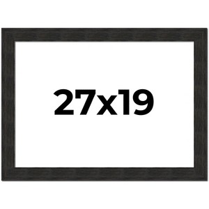 PosterPalooza | Contemporary Black Picture Frame - UV Acrylic, Backing Board, Hanging Hardware Included - 1 of 4