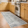 Vintage Washable Area Rug – Distressed Non-Slip Stain-Resistant Carpet for Living Room, Bedroom, Office - 2 of 4
