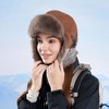 Anna-Kaci Insulated Winter Trapper Hat with Soft Lining and Adjustable Buckle Strap - 2 of 4