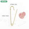 Unique Bargains Durable Sewing Upholstery Spring Lock Blanket Bulk Large Safety Pins 30 Pcs - 3 of 4
