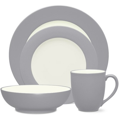 Noritake Colorwave Slate 4-piece Rim Place Setting : Target