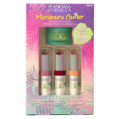 Physicians Formula Murumuru Butter Brazilian Pout Lip Kit - 4pc