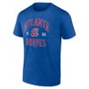 MLB Atlanta Braves Men's Bi-Blend T-Shirt - 2 of 3