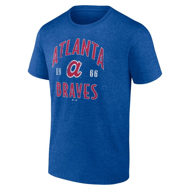 MLB Atlanta Braves Men's Bi-Blend T-Shirt, 2 of 4