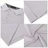 Collared Shirts for Men,Quick Dry Short-Sleeve Polo, Golf Polo Shirt Moisture Wicking Plain Tshirts - 4 of 4
