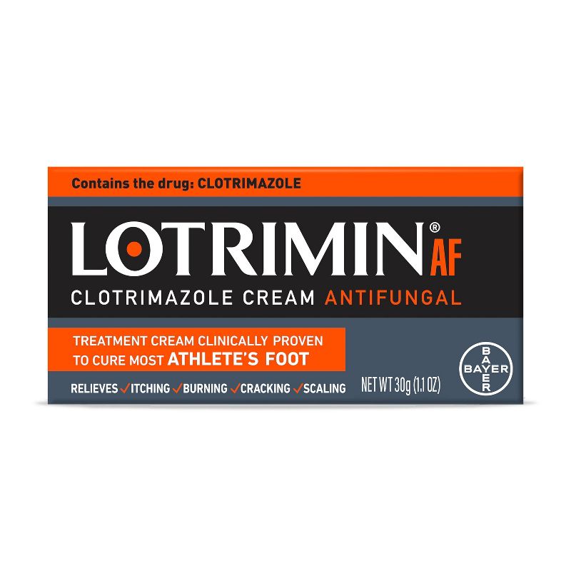 Lotrimin Antifungal Cream Athletes Foot Treatment - 1.1oz, 1 of 9