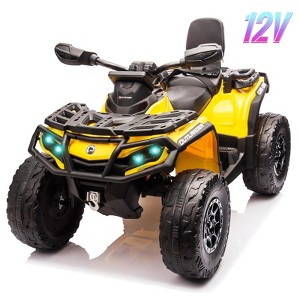 Jojoka 12V Kids Ride-On ATV, 2 Seater Electric Car with Remote Control, 4x200W Motors, Music, Lights, Power Wheels for Kids Ages 2-6 - 1 of 4
