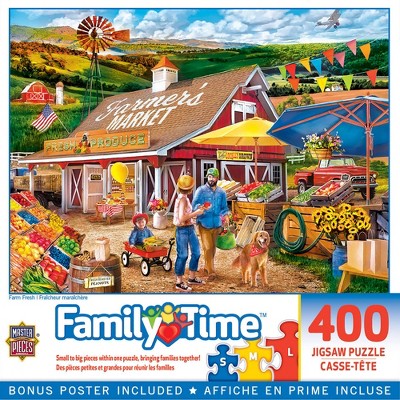 MasterPieces 400 Piece Jigsaw Puzzle - Farm Fresh - 18"x24"