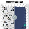 LISM 2 Piece Crib Sheets,Crib Fitted Sheets for Standard Size Crib and Toddler Mattress - 3 of 4