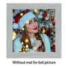 Golden State Art 6x6 Wood Picture Frame 0.84 Inch Thickness for 4x4 Picture - Pack of 9 - 3 of 4