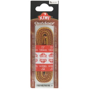 Kiwi Outdoor 72 in. Gold &  Brown Boot Laces - 1 of 1