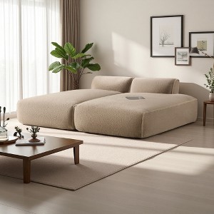 90" Modular Sleeper Sectional Sofa with Plush Foam - 1 of 4