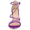 Allegra K Women's Strappy Stiletto Ankle Strap Sandals - 2 of 4