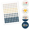 Big Dot of Happiness Happy Grandparents Day - Grandma & Grandpa Party Round Candy Sticker Favors - Labels Fits Chocolate Candy (1 sheet of 108) - 2 of 4