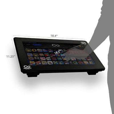 Black 18.5" Wi-Fi Handheld Video Game Console with Dual Speakers