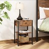 SUGIFT Nightstand Bedside Table Wood End Table - 2 of 3