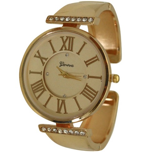 Olivia Pratt Rose Gold Rhinestones Dial Women Watch : Target