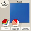 Okuna Outpost 6 Pack Colored Acrylic Square Blanks, Craft Supplies (3mm, 12x12 in, 6 Colors) - 4 of 4
